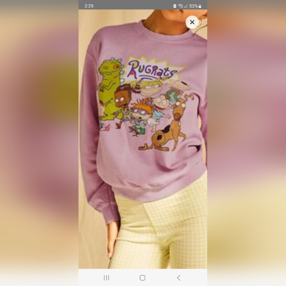 The rugrats  graphics sweatshirt